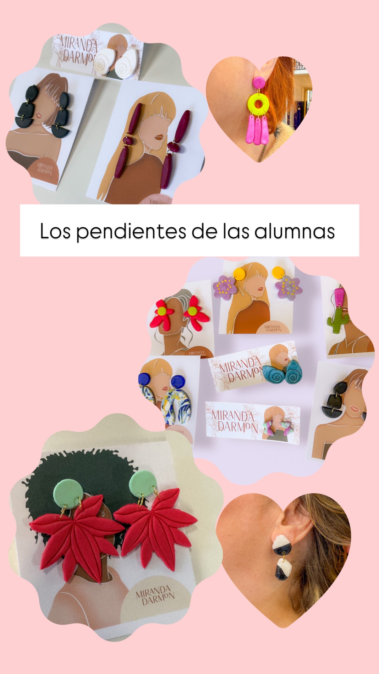 Taller pendientes de arcilla polimérica